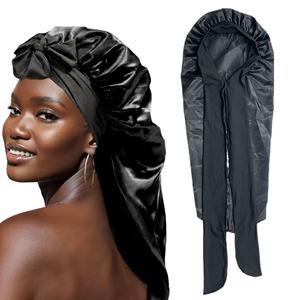 Best-seller <span class=keywords><strong>Bonnet</strong></span> de nuit réglable en <span class=keywords><strong>satin</strong></span> de soie <span class=keywords><strong>Bonnet</strong></span> de nuit à nœud élastique et long tube pour une utilisation décontractée sur <span class=keywords><strong>Amazon</strong></span> Exclusive - Product Image 6