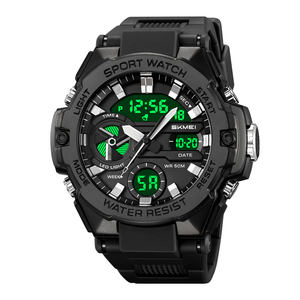 Montre de sport pour homme SKMEI 2383, vente en gros, mode, horloge numérique, analogique-numérique, chronographe, extérieur, 5ATM, Relogio Masculino - Product Image 2