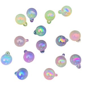 ลูกปัดเจลลี่เรืองแสงสีรุ้ง 16 มม. พลาสติกเรซิ่นสำหรับทำพวงกุญแจ DIY สายคล้องโทรศัพท์ ของตกแต่งรถยนต์ ลายท้องฟ้าเต็มดาว - Product Image 5