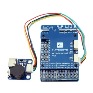 NOUVEAU MATEK H743-WING V3 Contrôleur de vol double caméra pour aile fixe en plastique avec OSD FPV pour course RC - Product Image 1