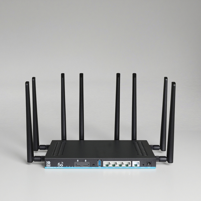 High Speed 5G WiFi 6 AX3000 Dual Band Router with Nano SIM Slot VPN Support 1000Mbps Gigabit LAN Enterprise Grade CE Certified