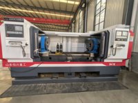 Torno CNC de bancada plana horizontal de doble husillo de China, máquina de torneado automática de alta precisión para trabajo medio con control GSK en oferta
