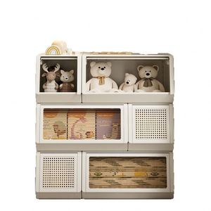 Household Large Capacity Toy <b>Clothes</b> Storage Living Room Oblique Thickened Plastic Storage <b>Box</b> With Lid - Product Image 5
