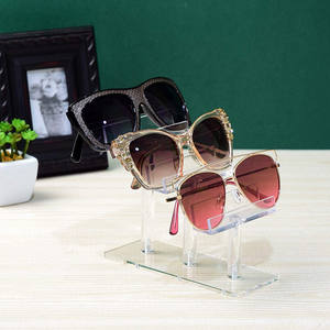 眼鏡ホルダー透明アクリル眼鏡ディスプレイスタンド光学フレーム用3 Tier - Product Image 5