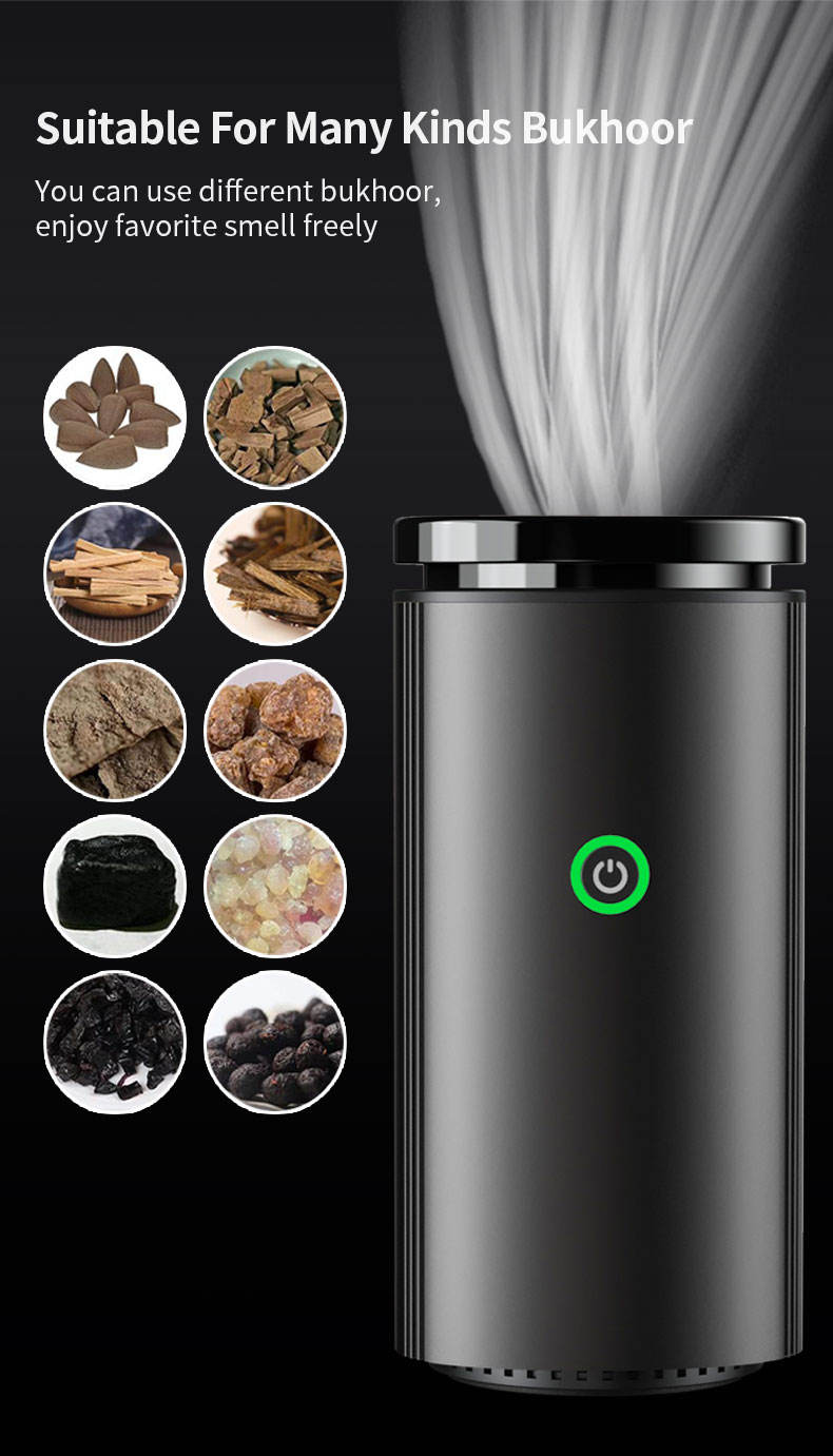 ORANGLES Rechargeable USB Electric Incense Burner | Portable Aroma Diffuser & Arabian Censer | Home Decoration – orangles Qatar - angled perspective - presenting advantages - Image 4 of 6 | fits any environment | Purchase Rechargeable USB Electric Incense Burner | Portable Aroma Diffuser & Arabian Censer | Home Decoration – orangles Qatar Michigan | Free Shipping ORANGLES