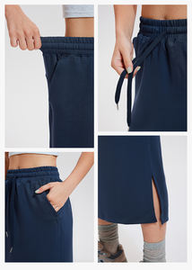 <span class=keywords><strong>Falda</strong></span> de traje de cintura alta para mujer de temperamento profesional <span class=keywords><strong>falda</strong></span> dividida de media longitud delgada para estilo de viaje - Product Image 4