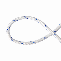 Corde d'amarrage marine en nylon tressé double durable de 10 m et 7,5 mm de diamètre, couleur personnalisée, pour accessoires de yacht et usage en marina