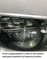 Jinfeng Réservoirs de mélange à cisaillement élevé Mélangeur de liquide Réservoir de mélange Mélangeur chimique avec agitateurs Machine de fabrication de savon liquide Petite ligne