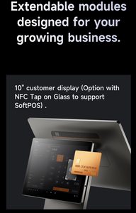 SUNMI D3 PRO Android система FHD дисплей 4 + 64 Гб NFC ридер пользовательский Android 13 Pos Настольный - Product Image 4