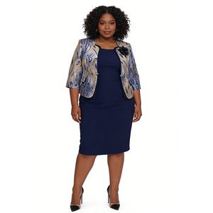 Ensembles pour femmes grandes tailles, robe d'église pour femmes, tenues pour la mère de la mariée de haute qualité - Product Image 1