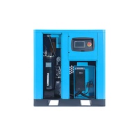 Compresseur à vis refroidi par air Mandiwi MGA11VSDA 11KW 380V/3PH de marque chinoise, neuf, avec moteur à roulement à billes, vitesse variable, entraînement direct, 10 bars