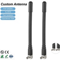 Antena 4G LTE Kustom 3dBi Mini Eksternal TS9 Kompatibel dengan Router MiFi Hotspot Seluler 4G LTE