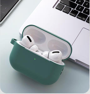Para <span class=keywords><strong>Airpods</strong></span> <span class=keywords><strong>Pro</strong></span> 2nd Generation Case Funda de silicona para auriculares Fundas protectoras para Air Pods <span class=keywords><strong>PRO</strong></span> 2 con gancho - Product Image 4