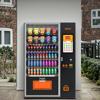 Distributeur automatique de boissons gazeuses à grande capacité, fonctionnant à la monnaie, avec réfrigérateur, AFEN Chine, prix bas.