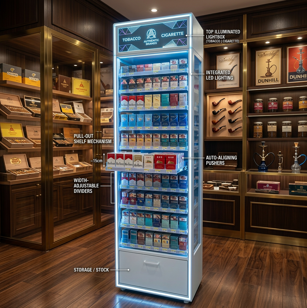 Exhibidor de tabaco