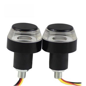 Cache-phare de guidon de moto LED PAR, feu de position latéral ambre/blanc, interrupteur de poignée 12V 22mm, modèle U8, position gauche/droite/avant - Product Image 4