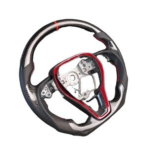 Volant personnalisé chauffant en cuir et Alcantara avec fibre de carbone pour <span class=keywords><strong>Toyota</strong></span> Corolla SE / Camry 8ème génération / <span class=keywords><strong>Venza</strong></span> <span class=keywords><strong>2021</strong></span> 2024 2016 - Product Image 2