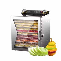 Sécheurs de fruits et légumes intelligents à 8/12/18 étages pour les déshydrateurs de fruits et d'aliments commerciaux et domestiques