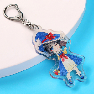 Custom <strong>Anime</strong> PVC <strong>Keychain</strong> UV Printed 3D Foreground Translucent Star Hologram Cartoon Style Charms Foreground Acrylic <strong>Keychain</strong> - Product Image 2