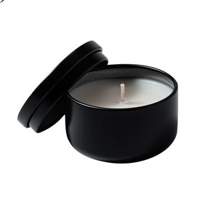 Velas Aromáticas Personalizadas al por Mayor, Mini Vela Perfumada de Lujo con Lata Negra - Product Image 6