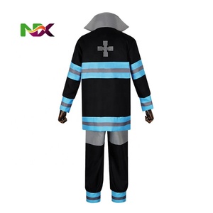 Disfraz de Cosplay de <span class=keywords><strong>Anime</strong></span> Fire Force, YNX Unisex, Traje de <span class=keywords><strong>Bombero</strong></span> de la 8ª División de Shinra Kusakabe, Poliéster, para Halloween, Juego de Roles y Fiestas - Product Image 5