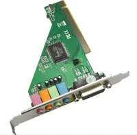 PCI 6 Channel 3D Suara Audio Kartu CMI8738 Chipset 5.1 Channel Intenral PC Suara Adaptor