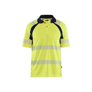 BLAKLADER - 359510133389XXXL Polo Hi-Vis con protección UV Hi-vis Amarillo/Azul Marino-EAN 7330509926680 ROPA DE TRABAJO DE 2017 - Product Image 5