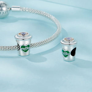 Miles de unidades en stock: Abalorio de plata de ley S925 con piedra azul brillante, diseño de sol y luna, para pulsera de 3 mm, joyería fina. - Product Image 2