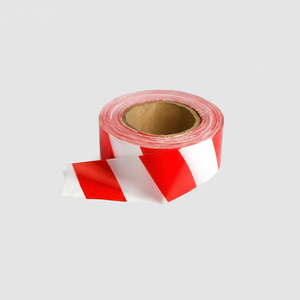 Cinta de Advertencia de Seguridad Roja y Blanca de 500 Metros, Origen Turquía - Product Image 2