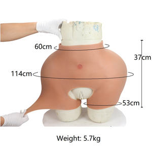 MUSIC POET Modellante Corpo in Silicone 100% per Donne Taglie Forti, Intimo Sexy con Apertura all'Inguine da 5,5 cm, Imbottitura per Glutei, Fianchi e Seno - Product Image 4