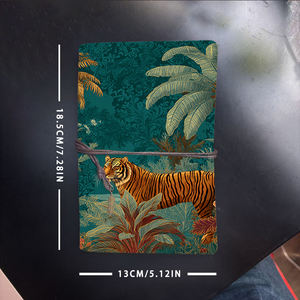 1 pezzo Retro carta spessa taccuino 160 pagine perfette per i professionisti mette a punto note e progetti con palme <span class=keywords><strong>tigre</strong></span> Fl - Product Image 6