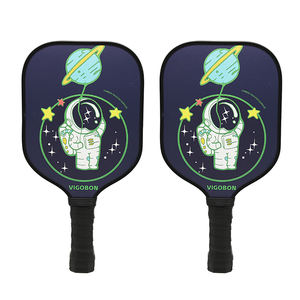 Reduzierte Preise Schwarze Astronauten-Serie Kinder-Pickleball-Schläger/Wattenschläger Wabenstruktur Umweltfreundlich Rutschfest Leicht Sicher - Product Image 1