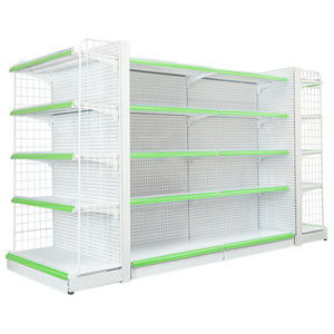 Rak <span class=keywords><strong>Display</strong></span> Belanja Logam, Rak Kustom Gondola Logam Kustom, Rak Toko Ritel - Product Image 4