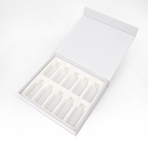 Envase Cosmético de Vidrio para Cuidado de la Piel, Botella con Gotero para Esencia, Caja Magnética de Lujo de Una/Doble Capa, Paquete de 10 - Product Image 1