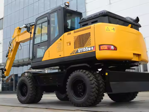 Excavadora de Alto Rendimiento Marca SY155W, Nueva Excavadora de Ruedas 13.5 Totalmente Nueva con Precio Bajo en Oferta - Product Image 2