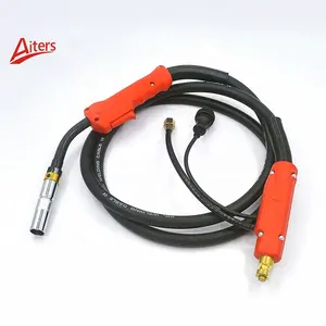 Soplete de Gas 500A con Cable de 3M/4M/5M, Compatible con adaptador Central, soldadura MIG MAG KR500A