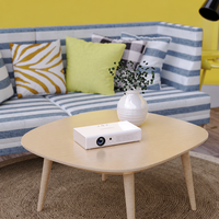 Projecteur intelligent DLP Toumei V6 720P compatible 4K, projecteur Android pour l'éducation, le bureau mobile, projecteur personnalisé pour les distributeurs