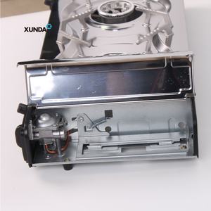 Xunda grosir kompor Gas Portable, kompor Gas berkemah 2 pembakar ganda Stainless Steel tahan lama untuk luar ruangan - Product Image 3