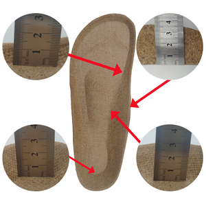 Yüksek Kaliteli Lateks Mantar Orta Taban Kenevir Mantar Sandalet Yarı Mamul Ürün, Fabrika Özel Üretimi - Product Image 6