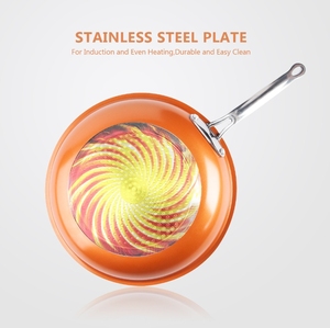 キッチン調理用アルミまたはセラミック製調理器具ノンスティックフライパン - Product Image 5