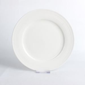 Service de vaisselle en céramique blanche écologique, directement de l'usine, assiettes <span class=keywords><strong>et</strong></span> bols en porcelaine personnalisables, vente en gros à prix abordable - Product Image 2