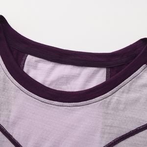 Couleurs assorties Chemise à col ras du cou en <span class=keywords><strong>laine</strong></span> mérinos pour femmes-Couche <span class=keywords><strong>de</strong></span> base respirante pour les voyages <span class=keywords><strong>et</strong></span> un usage quotidien - Product Image 6