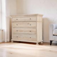 Coffre de rangement vintage en bois massif écologique de style campagnard américain pour salon et salle à manger, style naturel français