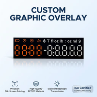 Étiquette autocollante pour panneau frontal d'écran tactile intelligent avec superposition graphique OEM en PET pour petits appareils électroménagers