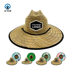 Mới nhất Giá KhuyếN Mãi tùy chỉnh Hollow rơm chapeau paille <span class=keywords><strong>pierside</strong></span> bán buôn rơm nhân viên cứu hộ mũ - Product Image 1