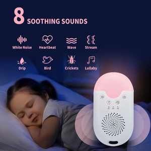 Bébé Maison Portable Rechargeable 8 Apaisant Musique Naturelle <span class=keywords><strong>Blanc</strong></span> Bruit Dormeur Sommeil Son Machine Bébé Machine a Bruit <span class=keywords><strong>Blanc</strong></span> - Product Image 4