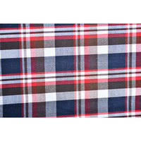 Tissu d'uniforme scolaire à carreaux rayés respirant en polyester doux tissé à carreaux teint en fil pour garçons et filles