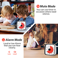 Minuteur visuel silencieux Yunbaoit pour TDAH, outil de gestion du temps, compte à rebours portable pour enfants et adultes