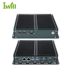 كمبيوتر صناعي بدون مروحة N100 مع نظام ويندوز 10/11 ولينكس، يحتوي على منفذ M.<span class=keywords><strong>2</strong></span> ومنفذي شبكة و6 منافذ COM و6 منافذ USB، كمبيوتر مدمج صغير لمعالجة البيانات - Product Image 1