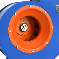 Ventilateurs extracteurs électriques à haute pression pour l'élimination de la poussière, ventilateurs centrifuges industriels 380V